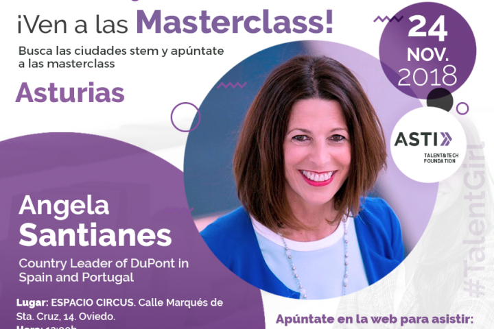 Primera masterclass Stem Talent GIrl Asturias