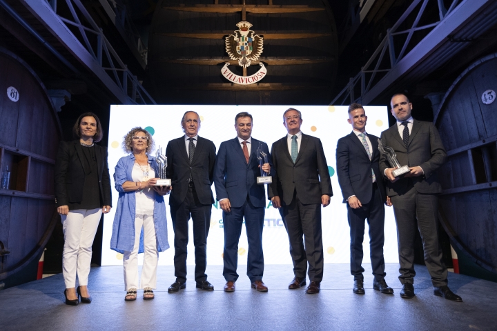 Premiados cuarta edición Premios Industria 4.0 en la bodega histórica de Grupo El Gaitero